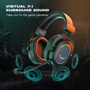 هدست گیمینگ فای فاین مدل AMPLIGAME H6 RGB
